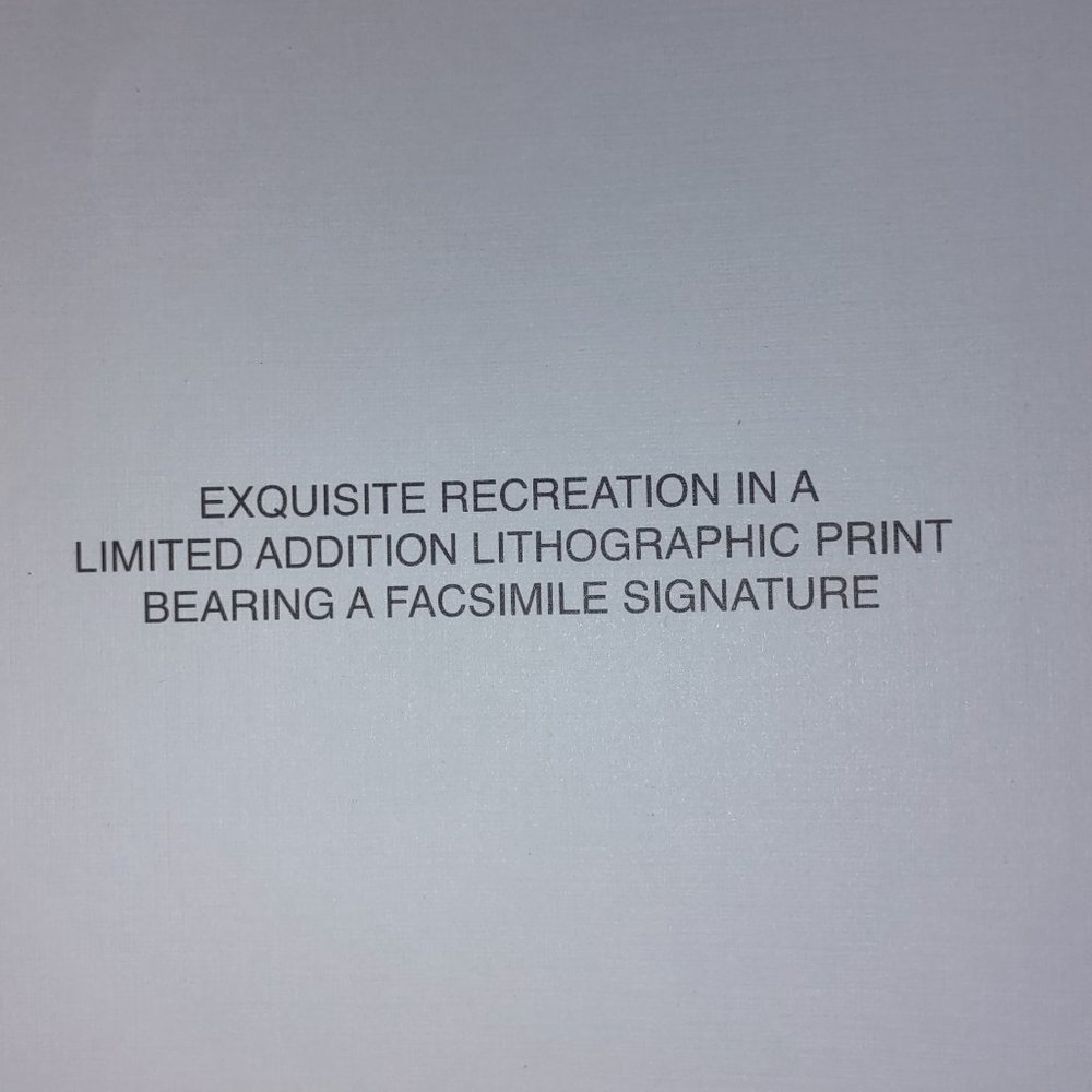 Picasso Print "The Thinker" 60 of 500 - Picture 4 of 4